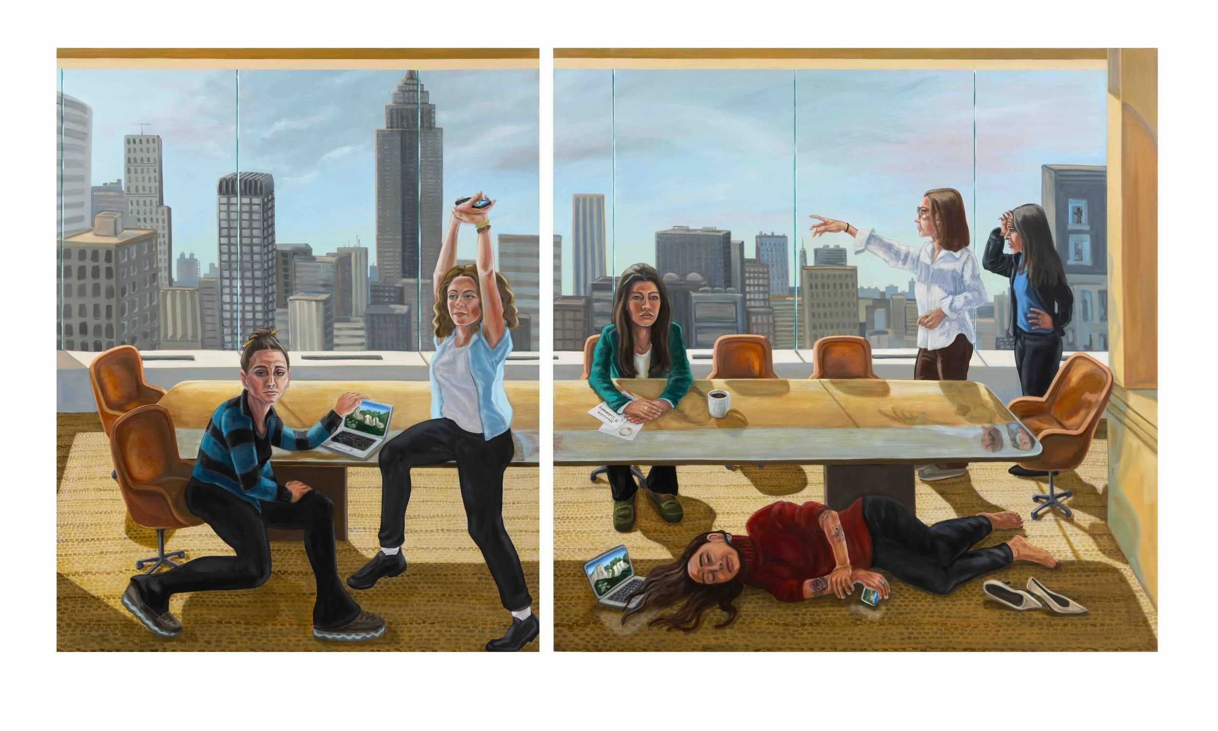 Patty Horing's 'Reflection' runs through November 15th at Anna